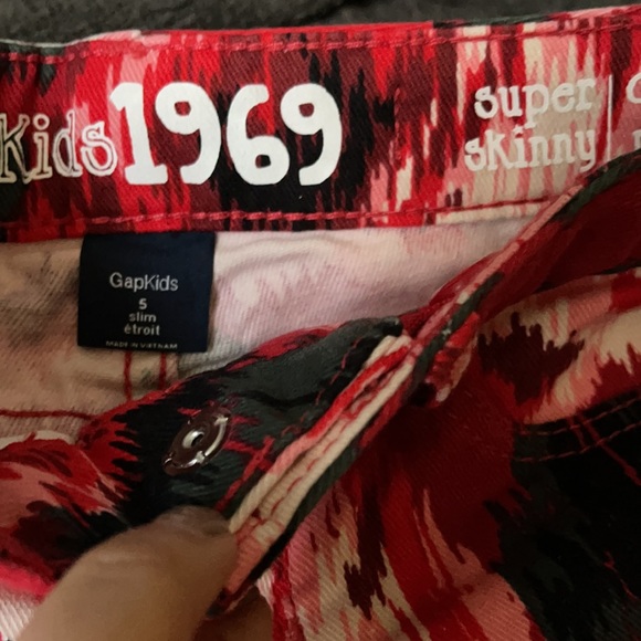 GAP NWOT Skinny Floral Jeans Size 5 - Picture 4 of 5